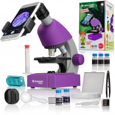 Bresser Junior 40x-640x микроскоп (фиолетовый)