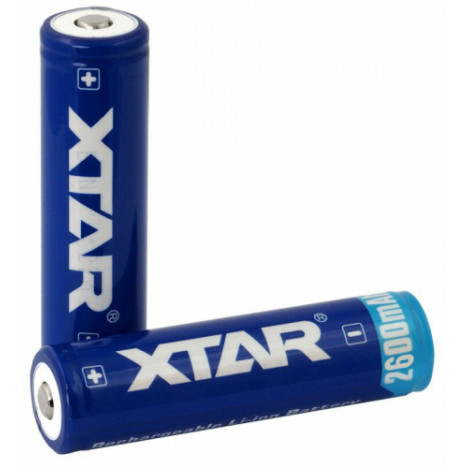 XTAR 18650 3.7V 2600mAh Li-ion аккумуляторы