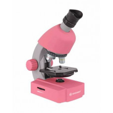 Bresser Junior 40x-640x mikroskops (rozā)
