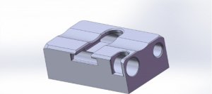 Rusan aizmugurējā bāze pivot kronšteinam - raw 19,8 x 32 x 11,5