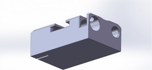 Rusan aizmugurējā bāze pivot kronšteinam - raw 19,8 x 32 x 11,5
