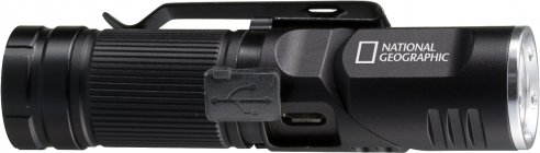 National Geographic Iluminos 450 LED lukturītis un galvas stiprinājums